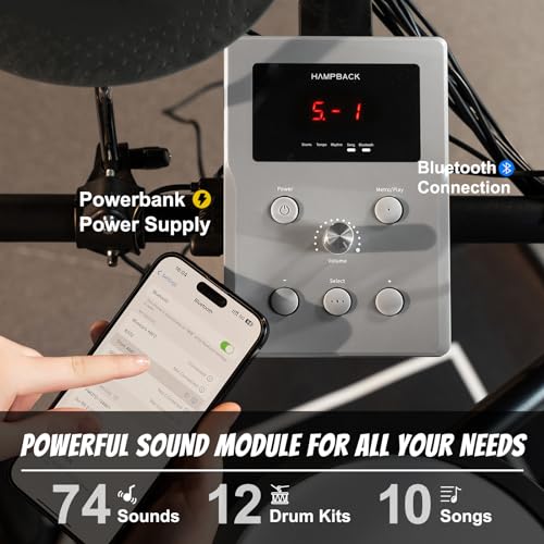 HAMPBACK MK-0 Plus Electric Drum Set - Image 2