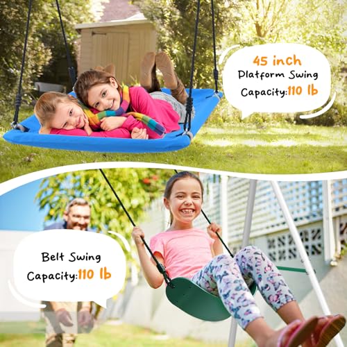 Hapfan Swing Set With Monkey Bars And More - Image 4