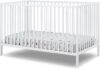 Sorelle Happy Crib 3-in-1 Convertible Crib, Sustainable Beech Wood (White)