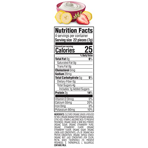 Happy Family Greek Yogis Strawberry Banana Snacks 1 oz - Image 5