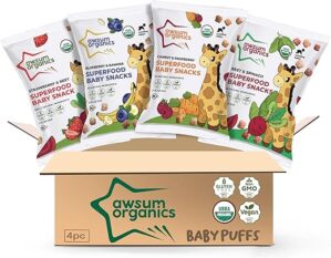 Awsum Organics Happy Healthy Baby Food – Vegan Kosher Gluten Free