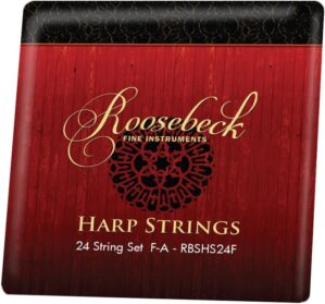 Roosebeck Harp String Set, 24, F - A