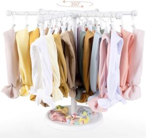 POVETIRE Headband Holder Bow Organizer, 360 Rotating