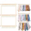 POVETIRE Headband Holder Organizer for Girls (Beige-1)