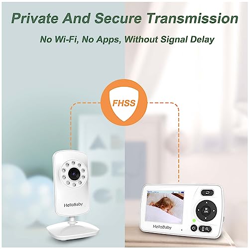 HelloBaby Monitor With Camera And Audio, 1000ft - Image 4