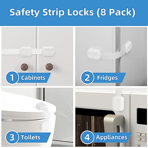HELLOPONY Baby Proofing Kit: Locks, Latches, Protectors - Image 3