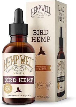 Hemp Well Hemp Oil – 2 Ounces for Birds, Health Support