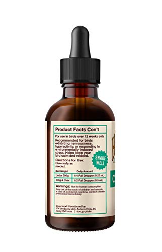 Hemp Well Calm Bird Oil - Relieves Anxiety, 2 Ounces - Image 5