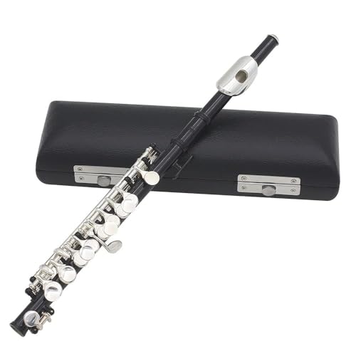 HERCHR C Piccolo Flute with Accessories, Black - Image 5