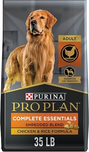 Purina Pro Plan High Protein Dog Food, Chicken & Rice – 35 lb. Bag