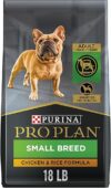 Purina Pro Plan High Protein Small Breed Dog Food, Chicken & Rice – 18 lb. Bag