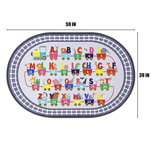HiiARug Kids Carpet Playmat Rug ABC Alphabet - Image 3