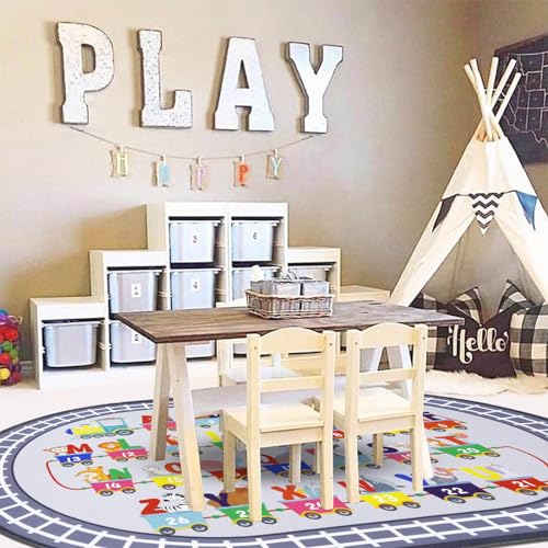 HiiARug Kids Carpet Playmat Rug ABC Alphabet - Image 2