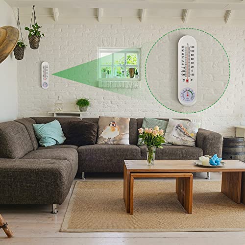 Hoteam 5 Pcs Indoor Outdoor Thermometer Hygrometer - Image 2