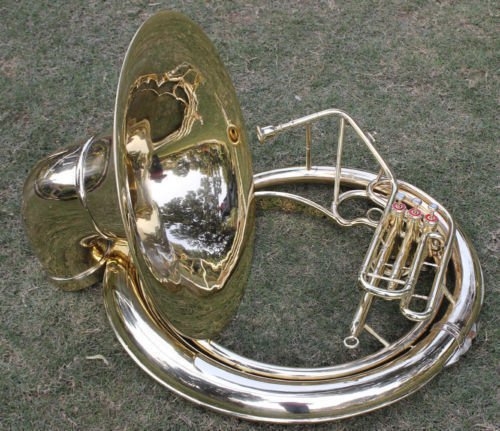 IM Handmade Brass Finish Sousaphone With Bag 25 - Image 5