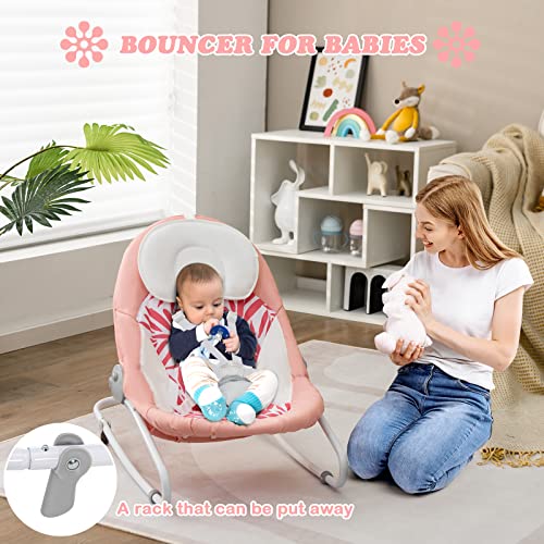 INFANS Baby Swing And Bouncer, 5 Speed Sway - Image 4
