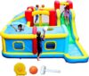 WELLFUNTIME Inflatable Water Slide Park with Blower