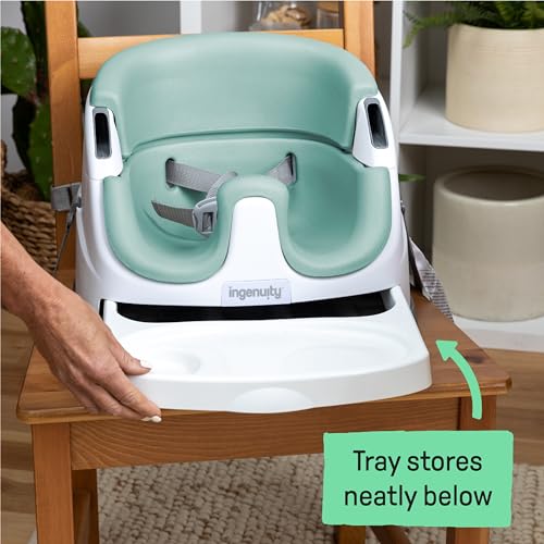 Ingenuity Baby Base 2-in-1 Booster Seat - Mist - Image 5