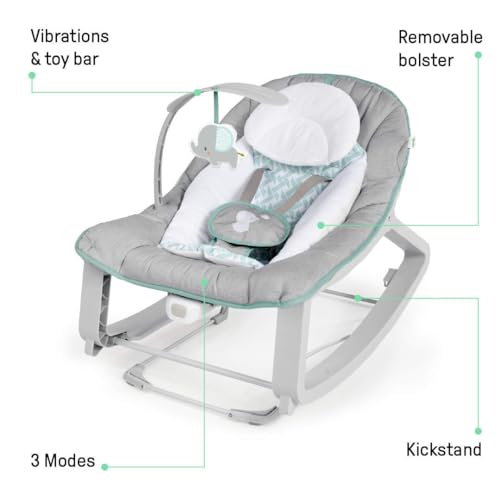 Ingenuity Keep Cozy 3-in-1 Vibrating Baby Bouncer - Image 5