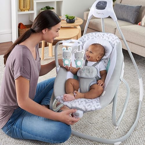 Ingenuity SimpleComfort 2-in-1 Baby Swing Raylan - Image 3