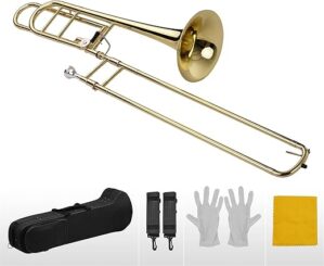 JITAZHIJIA Intermediate Bb Tenor Trombone With F Trigger