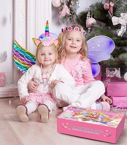 Jeowoqao Kids Princess Dress Up Clothes Set - Image 4