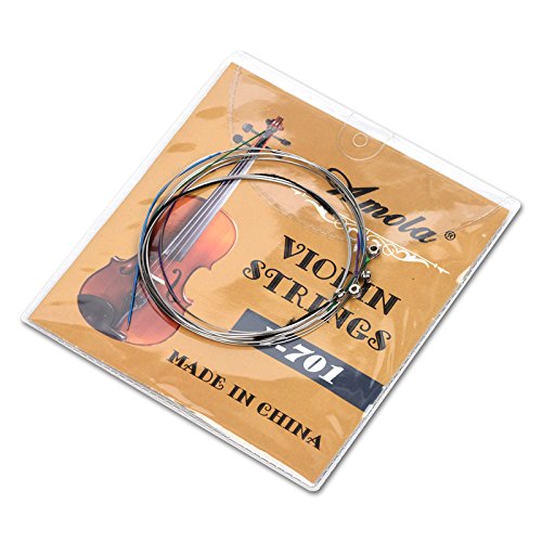 jiaoguo 3 Packs Stainless Steel Violin Strings 4/4 - Image 2