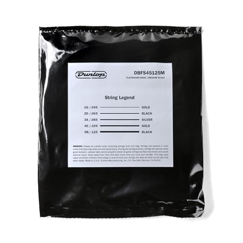 JIM DUNLOP Flatwound Medium Bass Strings DBFS45125M - Image 3