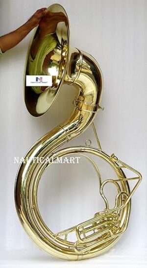 NauticalMart Jumbo 24-inch BBb Sousaphone Brass Instrument