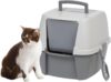 IRIS Jumbo Cat Litter Box Enclosure, Gray