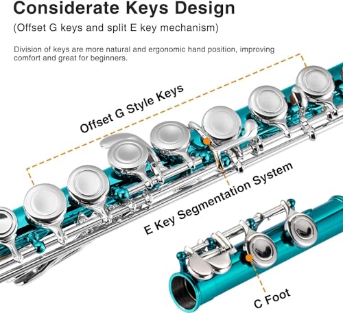 KAYATA Flute - Closed Hole C Flute For Beginners/Student - Image 3