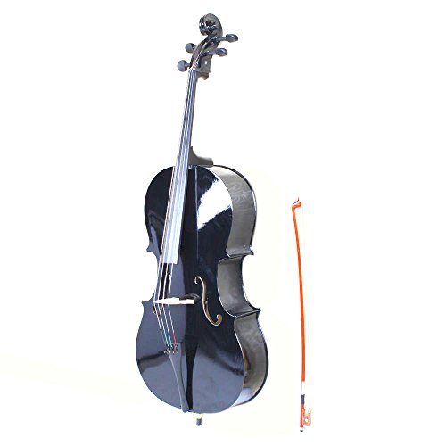 Kcelarec Acoustic Cello with Case, Bow, Rosin - Image 2