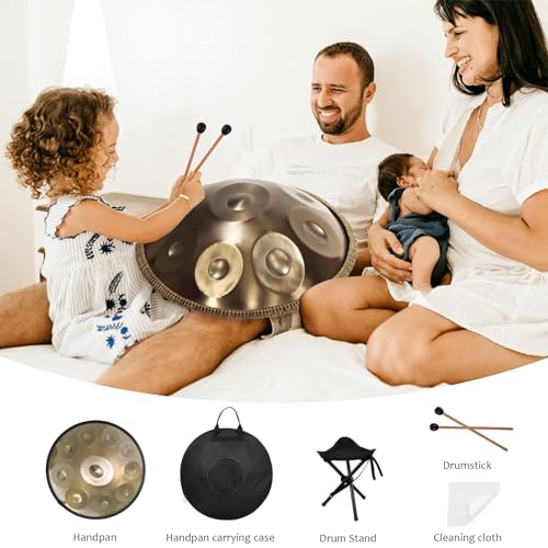 Kelisiting Handpan Drum 22 Inches D Minor, 432Hz 10 Notes - Image 4