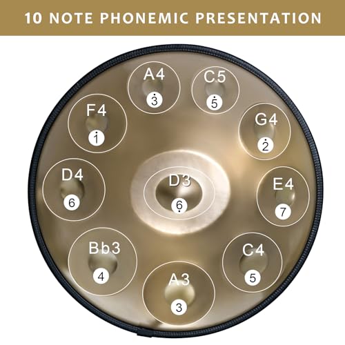 Kelisiting Handpan Drum 22 Inches D Minor, 432Hz 10 Notes - Image 2