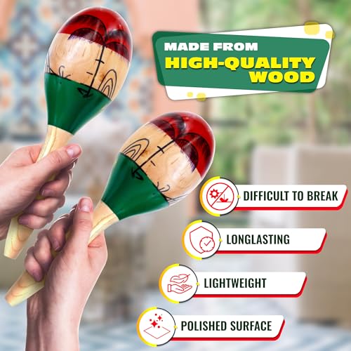 KETAR Professional Maracas Musical Instruments - 2Pcs - Image 3