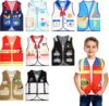 Geyoga Kids Community Helper Dress Up Vest 10 Pcs