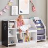 GABHX Kids Reading Nook with Sling Bookshelf