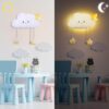Aurelema Kids Wall Lamp Nursery Lighting (Cloud)