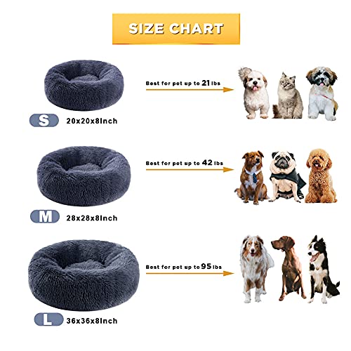 Kimpets Calming Round Donut Washable Dog Bed (20") - Image 2