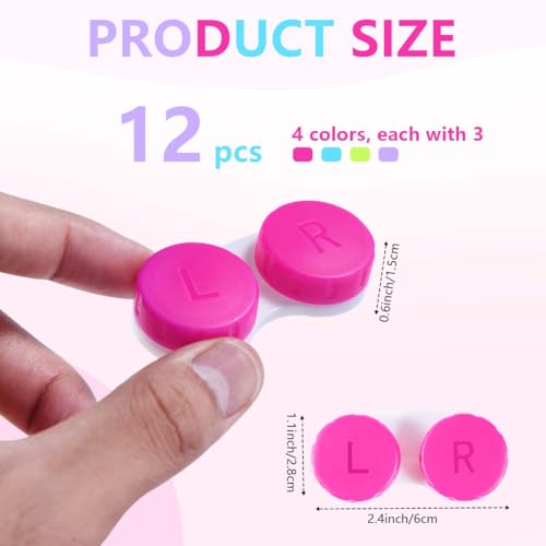 KISEER Colorful Contact Lens Case - Image 2