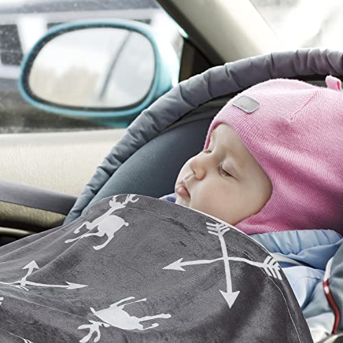 Kleitung Soft Plush Deer Baby Blanket 30x40 Inches - Image 3