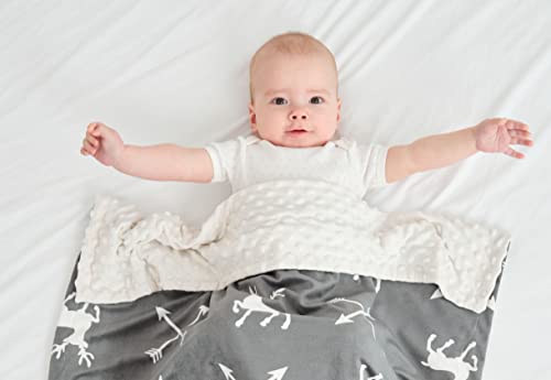 Kleitung Soft Plush Deer Baby Blanket 30x40 Inches - Image 2
