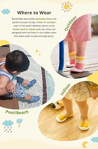 Komuello Toddler Girl Shoes, Breathable, Non-Slip, Washable - Image 5