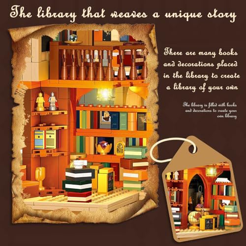 kowkis Medieval European Library Building Kit (3294 Pcs) - Image 5