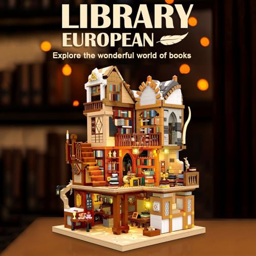kowkis Medieval European Library Building Kit (3294 Pcs) - Image 2