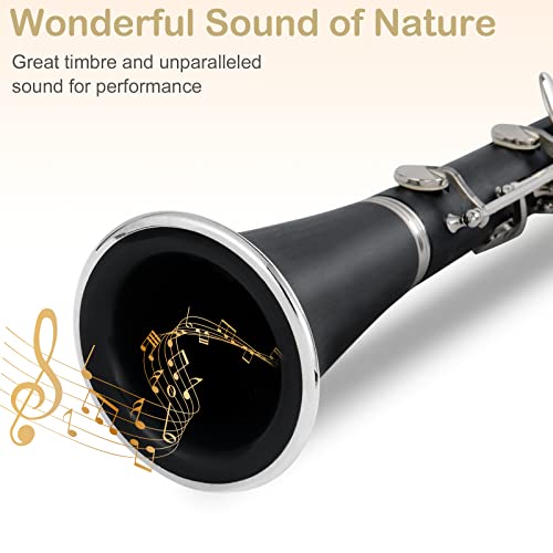 Ktaxon Bb Clarinet For Beginners, 17 Keys B Flat - Image 3