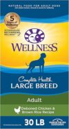 Wellness Large Breed Adult Dry Dog Food, 30-Pound