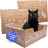 Kitty Poo Club Leakproof Disposable Cat Litter Box 2-Pack