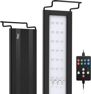 hygger LED Aquarium Light, 18W Full Spectrum Timer