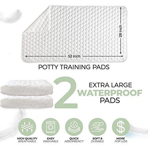 LegacyHOME Toddler Mattress Pads β 2 Pack XL - Image 2